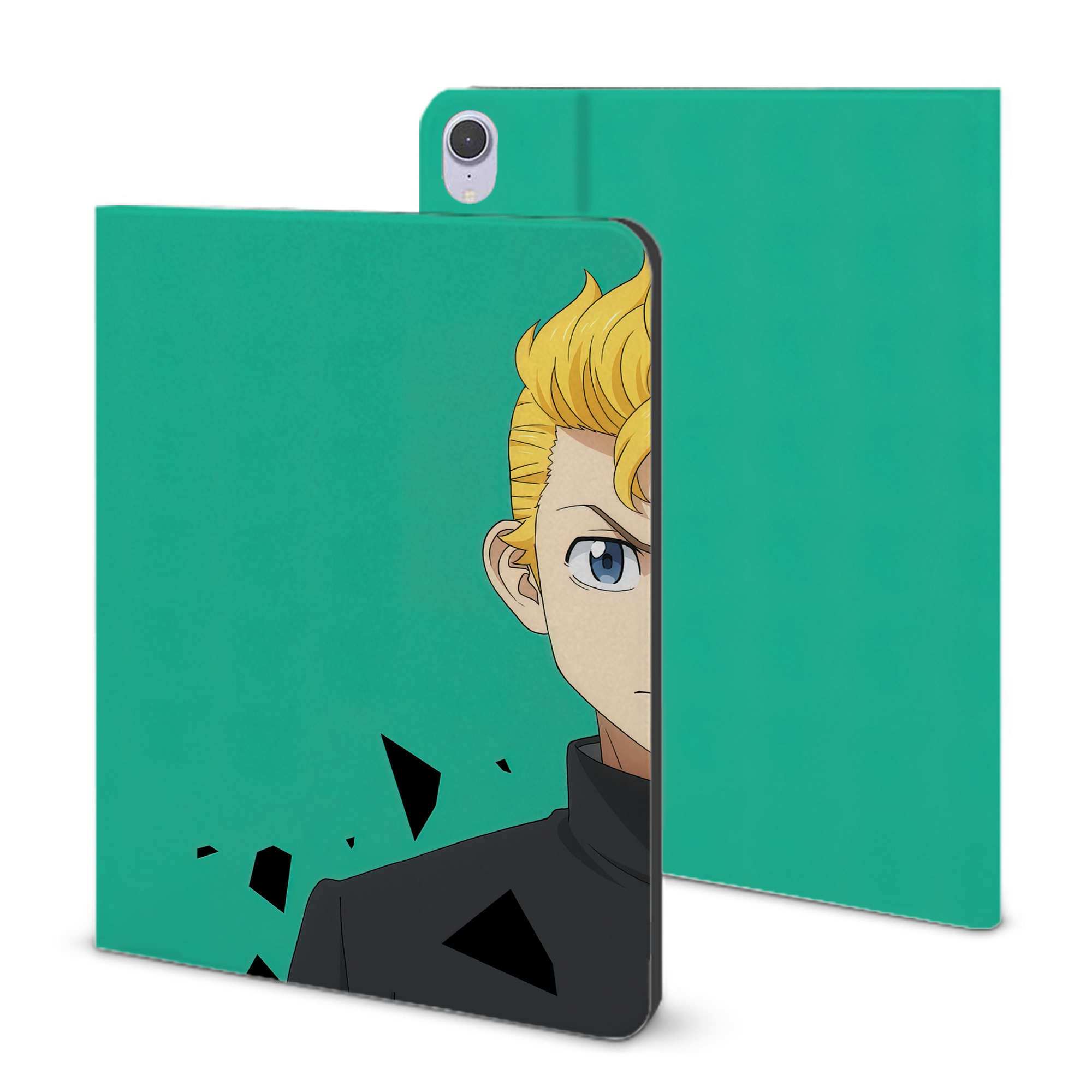 （画像用） 東京リベンジャーズ Tokyo Revengers IPad ケース ブック型 PUレザー TPU 耐衝撃 軽量 薄型 ペン収納なし 全面保護 IPad 各モデル対応